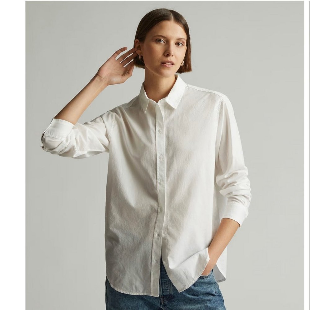 The Silky Cotton Relaxed Shirt